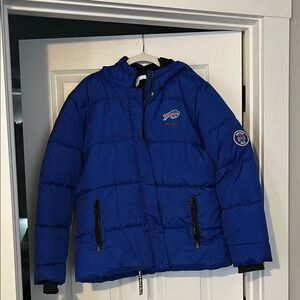Women’s Blue Buffalo Bills Puffer Jacket